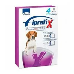Formevet Fipratix Spot-On Antiparassitario 4 Pipette Per Cani Taglia Media/Grande