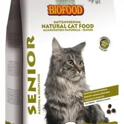 BIOFOOD Crocchette 100% Naturali Per Gatti Senior