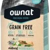 OWNAT Just Grain Free Sterilized Per Gatti Sterilizzato Con Pesce