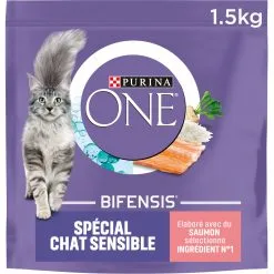 Purina ONE Sensitive Crocchette Per Gatti Salmone E Riso