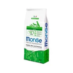 Monge Natural Superpremium Cane Secco All Breeds Adult Coniglio, Riso & Patate 12 Kg