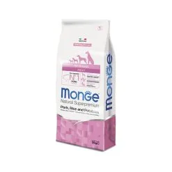 Monge Natural Superpremium Cane Secco All Breeds Adult Maiale, Riso & Patate 12 Kg