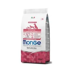Monge Natural Superpremium Cane Secco Puppy All Breeds Monoproteico Manzo & Riso 2,5 Kg