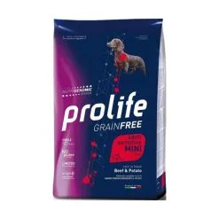 Prolife Cane Secco Grain Free Sensitive Mini Manzo E Patate 2 Kg